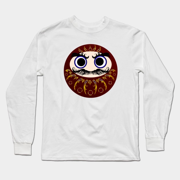 Daruma Long Sleeve T-Shirt by Thedustyphoenix